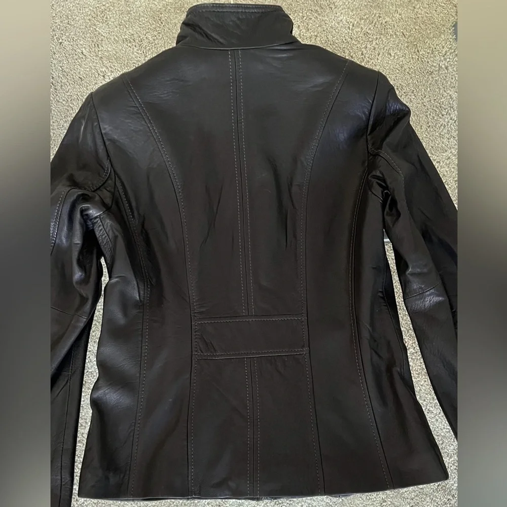 100% Lambskin Moto Jacket, Marc New York by Andrew Marc Black BNWOT